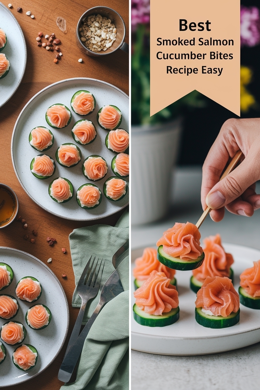 smoked salmon cucumber bites recipe easy