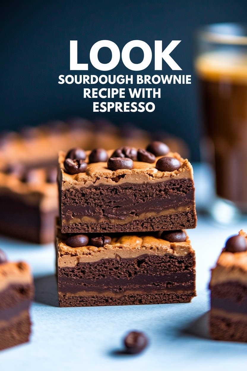 sourdough brownie recipe with espresso
