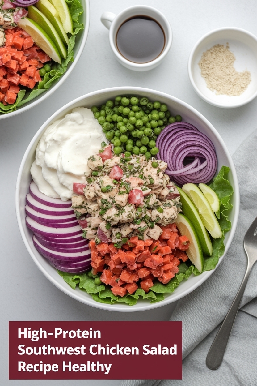 southwest chicken salad recipe healthy