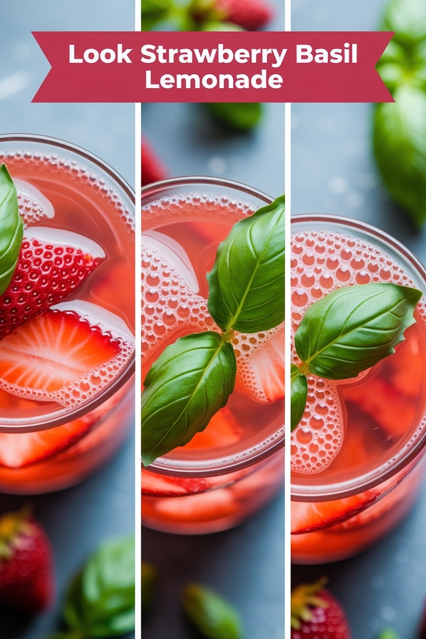 strawberry basil lemonade