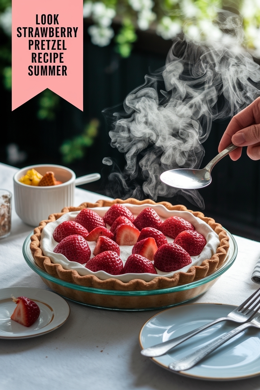 strawberry pretzel pie recipe summer
