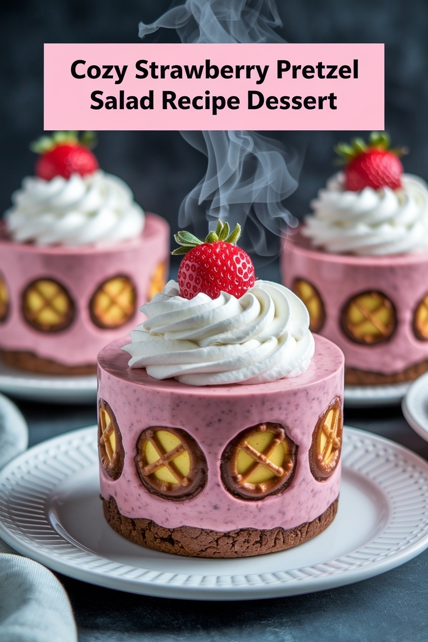 strawberry pretzel salad recipe dessert