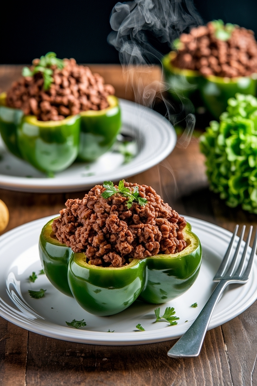 stuffed bell peppers recipe ground beef