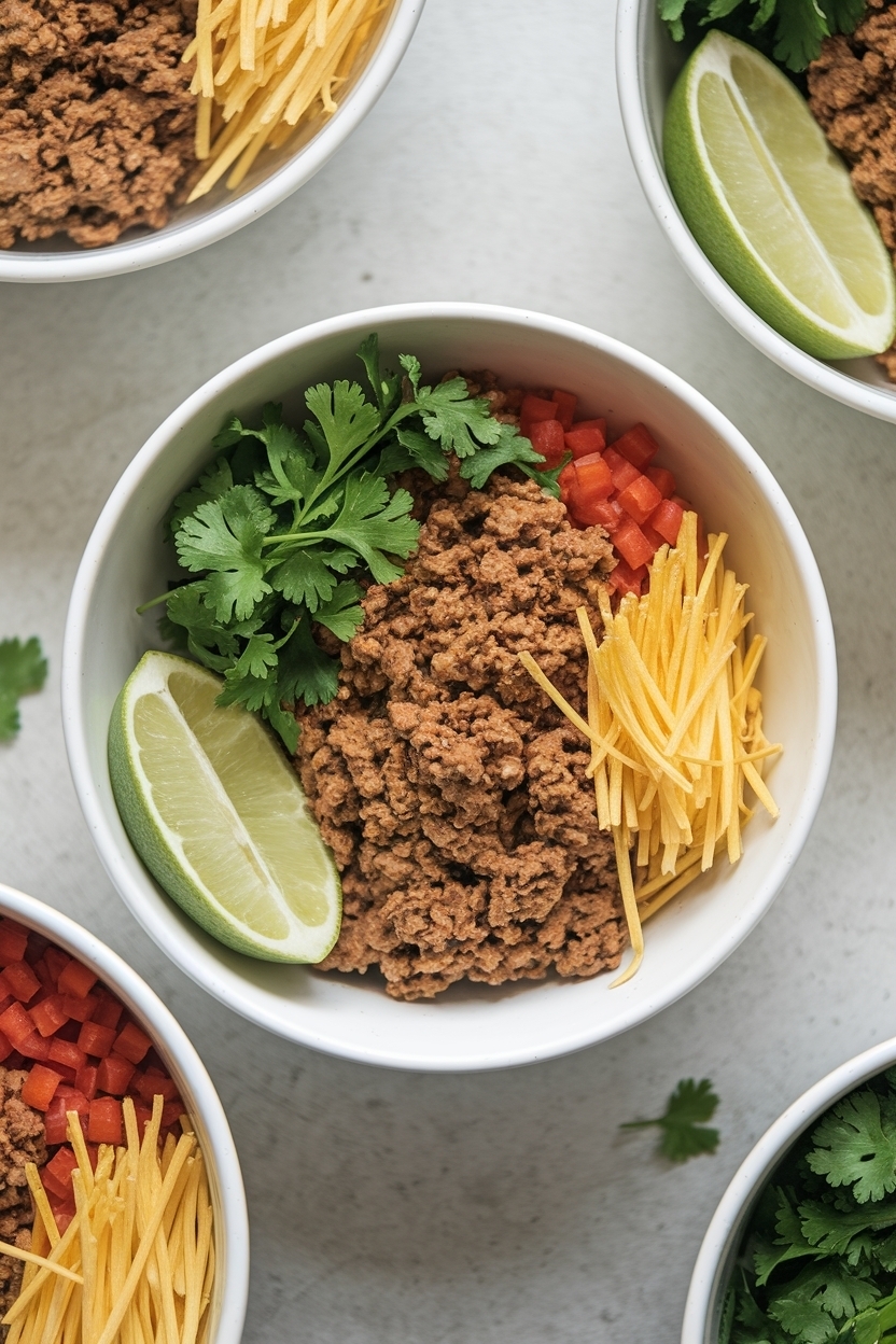 taco meal prep bowls recipe ground turkey
