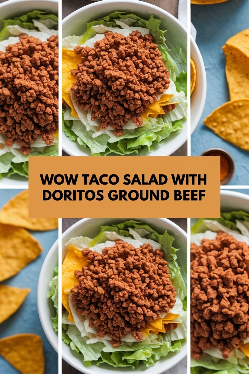 taco salad with doritos ground beef