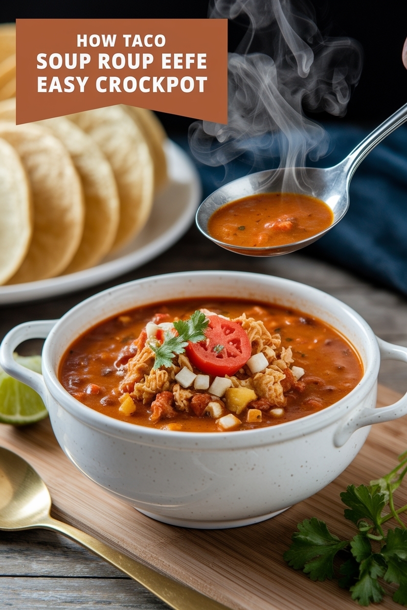 taco soup recipe easy crockpot