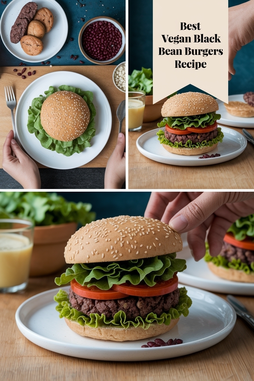 vegan black bean burgers recipe