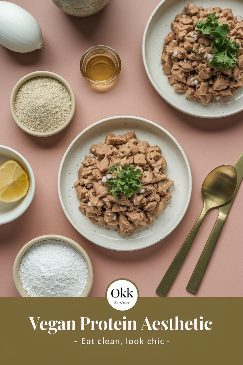 ## Stunning Vegan Protein Aesthetic: 3x3 Flatlay Inspiration