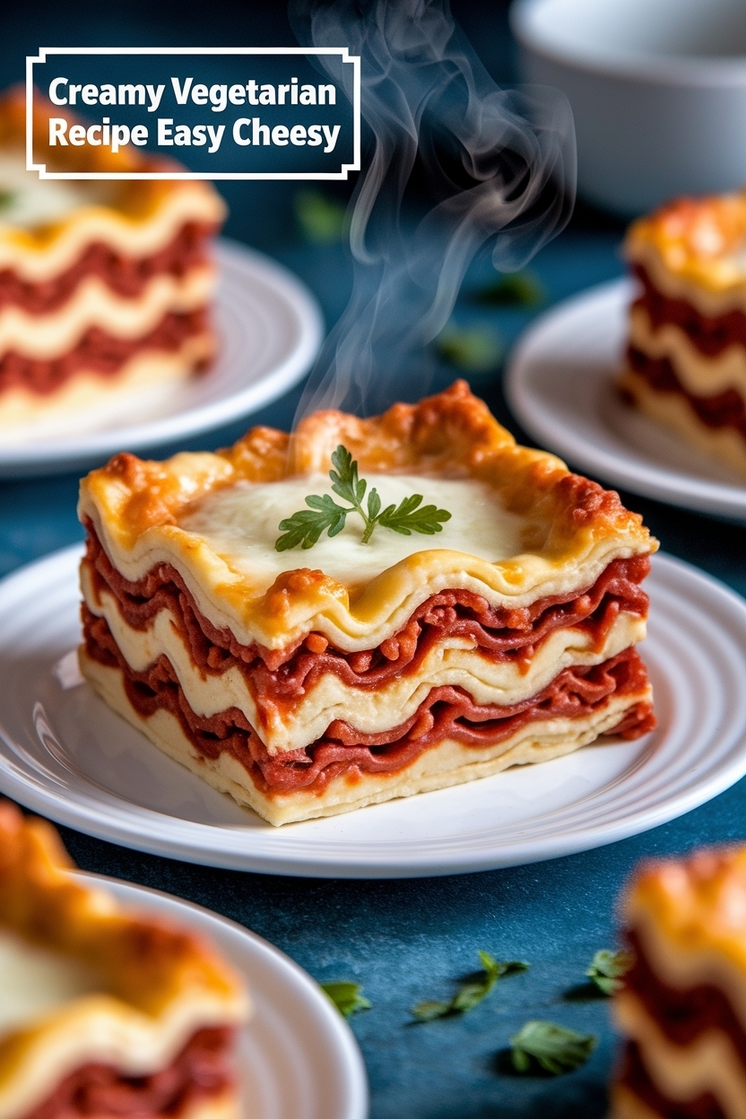 vegetarian lasagna recipe easy cheesy