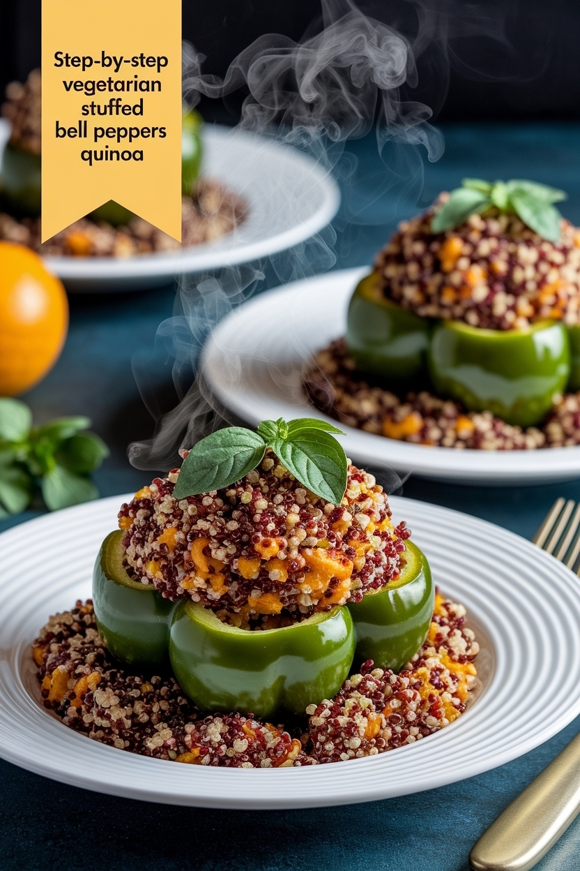 vegetarian stuffed bell peppers quinoa
