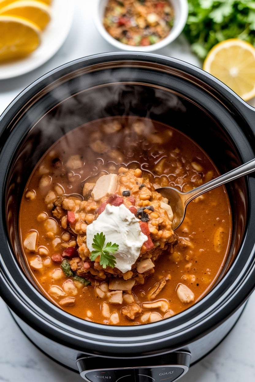 white chicken chili recipe slow cooker
