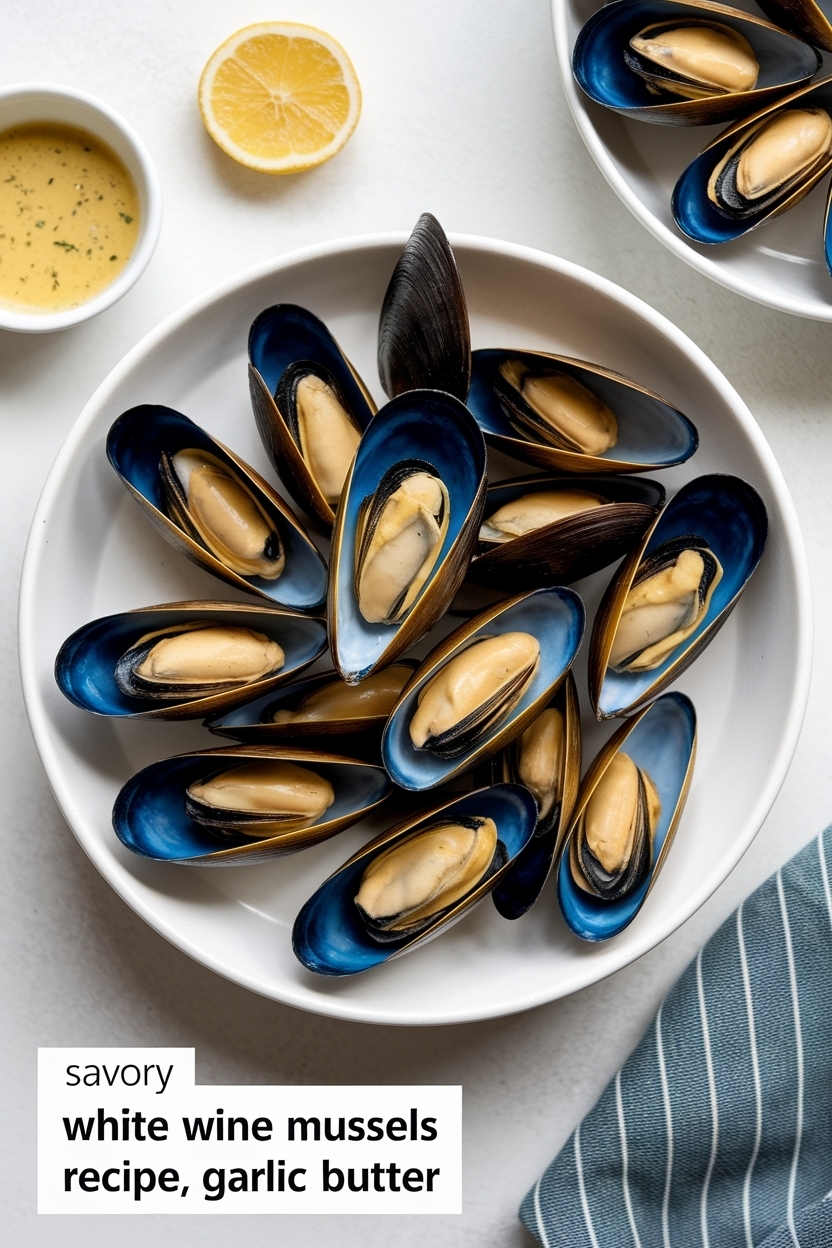 white wine mussels recipe garlic butter