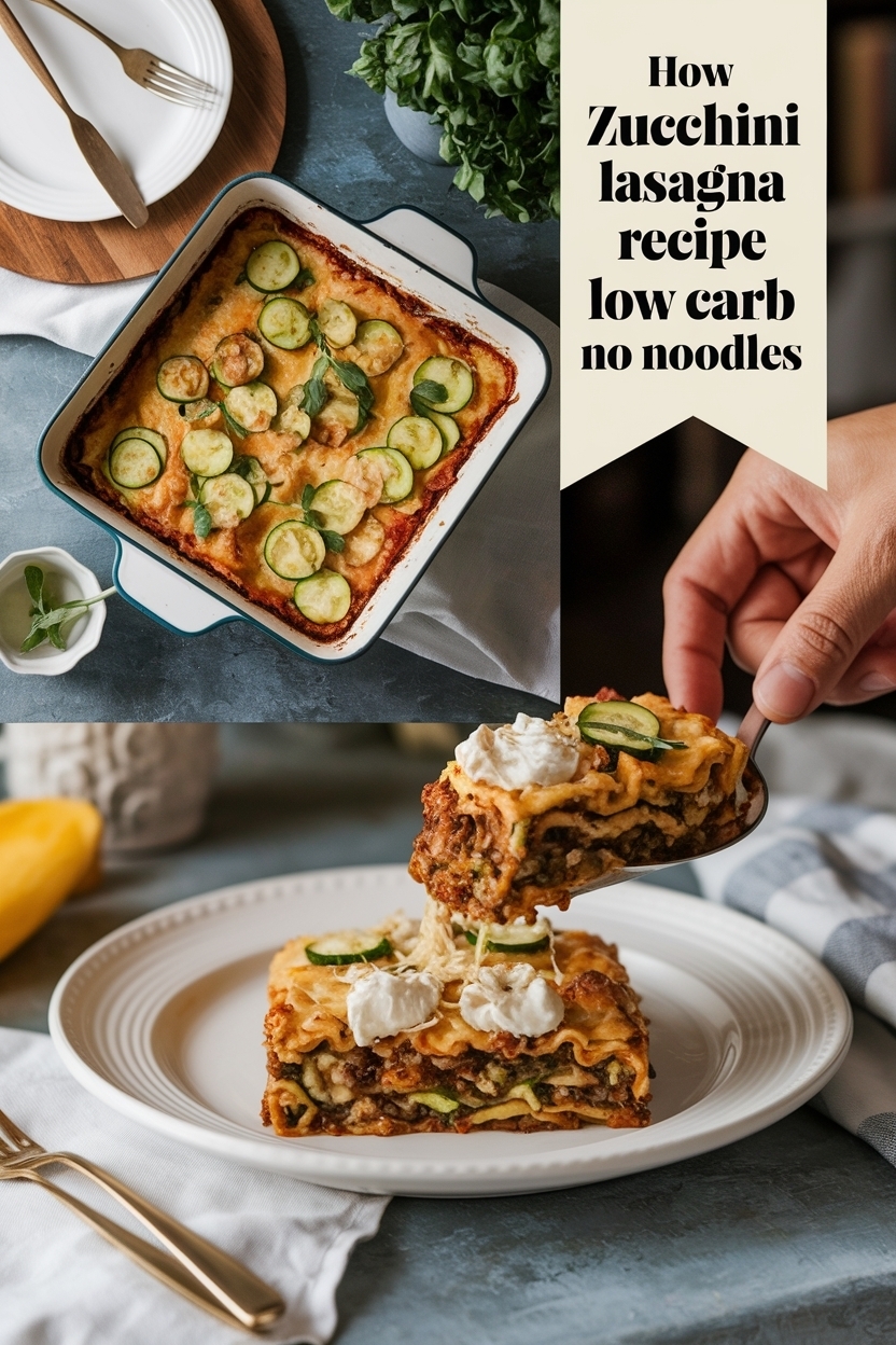 zucchini lasagna recipe low carb no noodles